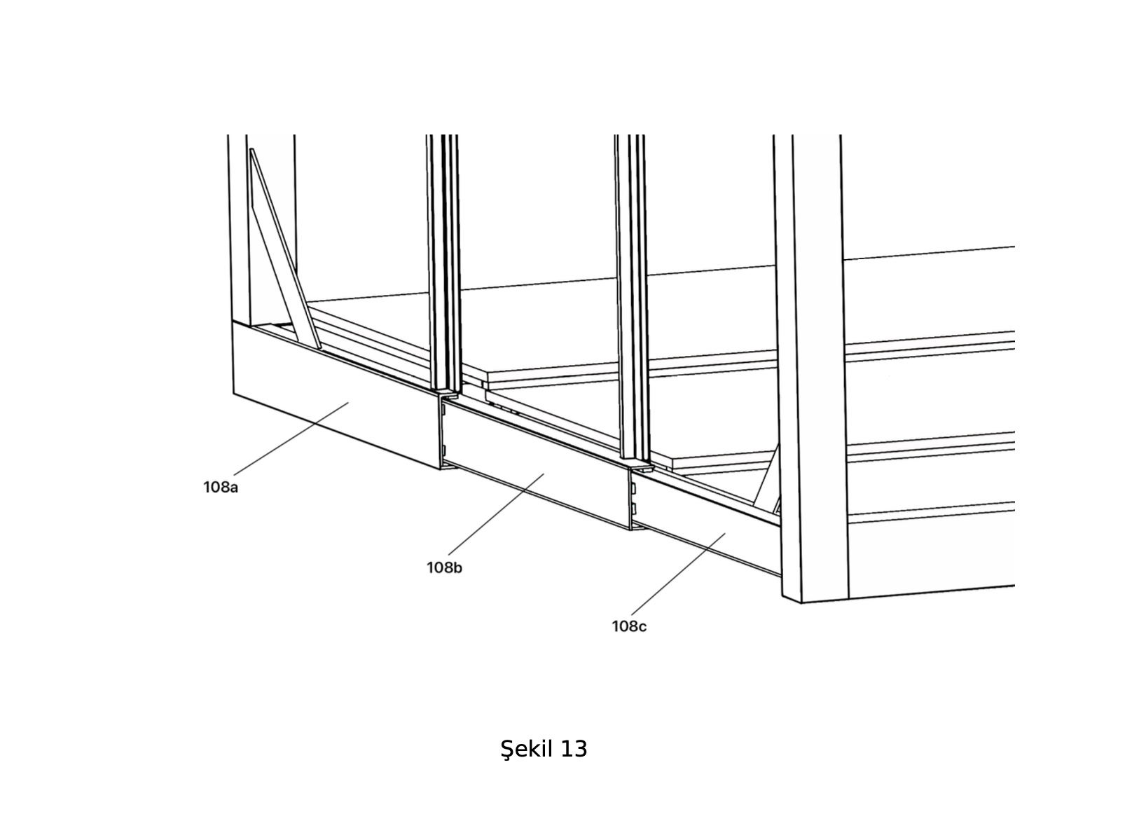 Patent drawing of the base rail coupling